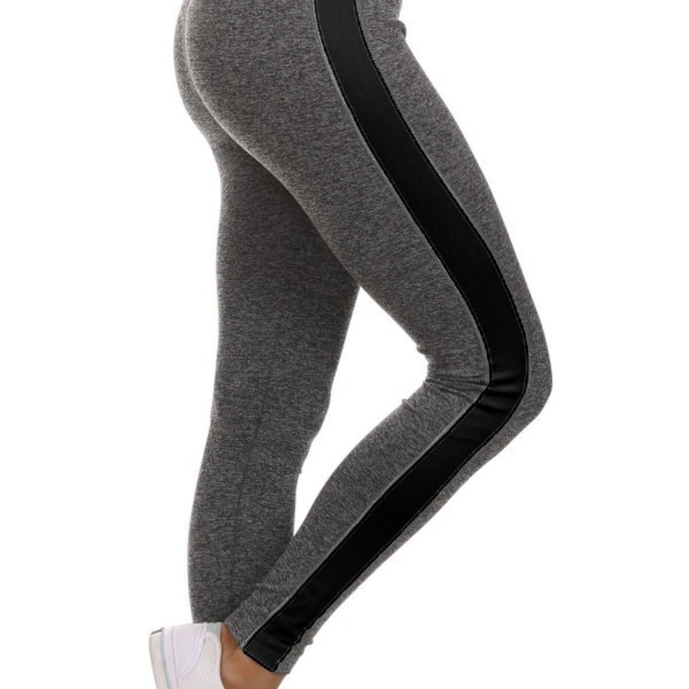 Active Stripe Panel Leggings